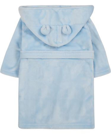 Personalised Kids Velvet Dressing Gown | Embroidered Gift Set | Blue 5-6 Years - Buy Online on GoSupps.com