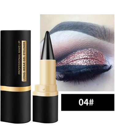 Matte Quick-Dry Eyeliner - Black Gel Stick Makeup Eyeliner Tool - Single Head Solid Eye Liner Paste - Long Lasting Waterproof Smudge-Proof Makeup Eyeliner (1PC) Littryee - Buy Online on GoSupps.com