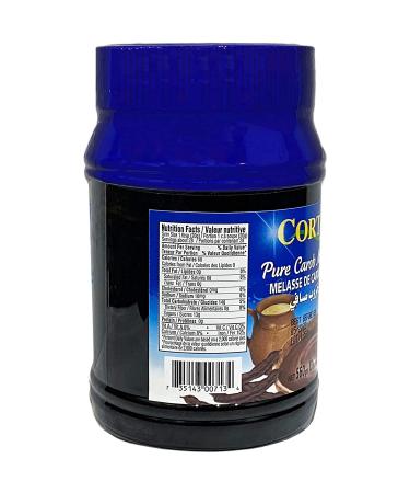 Cortas Pure Carob Molasses 410ml - Natural Sweetener for Cooking & Baking - Buy Online on GoSupps.com