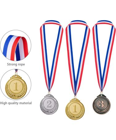Favide 12-Piece Gold, Silver, Bronze Award Medals - Winners Prizes for Competitions - 2 Inches - Buy Online on GoSupps.com
