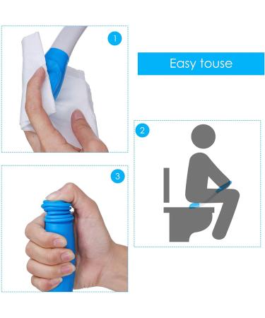 Long Reach Bottom Buddy Toilet Tissue Wiping Aid - Ideal Daily Living Bathroom Aid for Limited Mobility - Buy Online on GoSupps.com