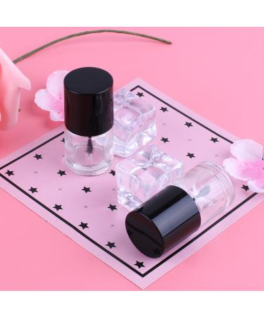 6PCS 10ML Empty Nail Polish Glass Bottles with Brush Cap, Funnel & Mixing Balls - Buy Online on GoSupps.com