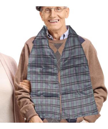 Adult Bibs - Reusable Adult Bibs for Women Washable Fashionable Food Clothing Protector Dining Scarf for Elderly Men and - Buy Online on GoSupps.com