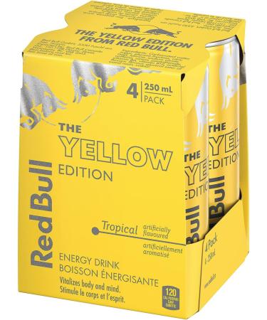 Red Bull Energy Drink Tropical 250ml (4 pack) - Buy Online on GoSupps.com