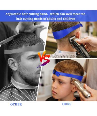 Jeffdad Collar Shaving Template & Hair Trimming Guide - Adjustable Curved Silicone Straps for DIY Men's Self-Hairing - Easy to Use & Portable (Blue) - Buy Online on GoSupps.com