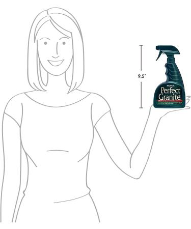 Hopes Perfect Granite & Marble Countertop Cleaner Stain Remover and Polish - 22oz (Pack of 2) - Buy Online on GoSupps.com