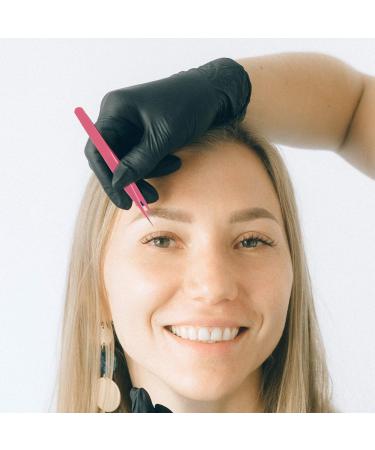 AIEX 2-Pack Eyelash Pliers | Stainless Steel Russian Volume Tongs | Straight & Curved Tips | Pink Eyelash Extension Tools - Buy Online on GoSupps.com