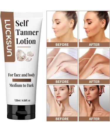 Starryl Selftanning cream for face and body Self Tan Express Bronzing selftanning lotion 120 ml - Buy Online on GoSupps.com