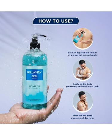 RE Aquatic Body Wash 500ml - Refreshing Deep Cleansing Shower Gel for All Skin Types - Buy Online on GoSupps.com
