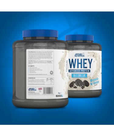 Applied Nutrition Critical Whey Protein Powder 2kg - High Protein Milkshake with BCAAs & Glutamine - Cookies N Cream Flavor - 67 Servings - Buy Online on GoSupps.com