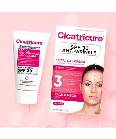Cicatricure Advanced Face Cream SPF 30 - Anti Aging Moisturizer for Fine Lines & Wrinkles - 1.5 oz - Buy Online on GoSupps.com
