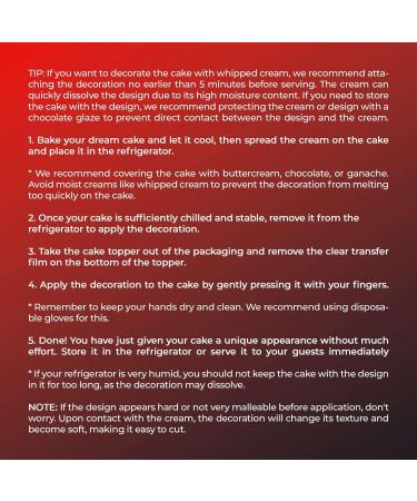 YummyArt Edible Cake Topper - edible cake decorations 20cm diameter edible cake toppers compatible with manchester united cake topper edible football cake toppers edible - Buy Online on GoSupps.com