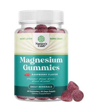 Potent Magnesium Citrate Gummies for Adults 170mg - Calm Magnesium Gummies for Sleep Support Restless Legs Cramps and Muscle Health - Tasty Non GMO Vegan Gummy Vitamin Supplement for Women and Men