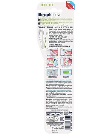 VittleItaly Biorepair Junior Oral Care Set - Toothbrush Curve Medium Soft & Toothpaste 2.53fl.oz - Ages 7-14 - Buy Online on GoSupps.com