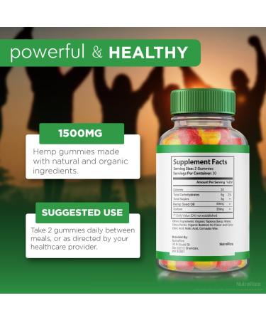 NutraRize Bliss Bites Preminum Gummies - Hemp Gummies Supplement for Tranquility A Daily Indulgence of Relaxation and Focus BlissBites Reviews (60 Gummies) Unflavored - Buy Online on GoSupps.com