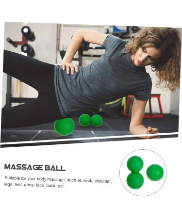 Healeeved Fascia Massage Balls Set | Lacrosse Ball for Rear Shoulder & Neck Pain Relief | Ero-Nuss-Yoga Roll Muscle Massager for Body - Buy Online on GoSupps.com