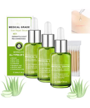 Goopgen Advanced Scar Repair Serum Goopgen Medical Grade Scar Repair Serum Goopgen Scar Remove Cream For All Types of Scars (3PCS)