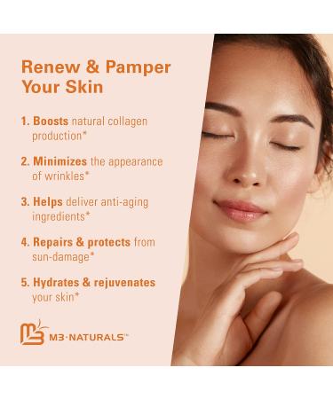 Vitamin C Face Serum - Anti-Aging & Dark Spot Remover | M3 Naturals Hydrating Facial Serum - Buy Online on GoSupps.com