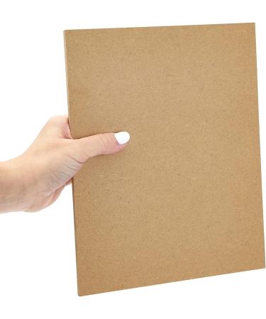 0.25 Thick Blank MDF Chipboard Sheets for Painting and Arts - 8 x 10 in, 12 Pack - Buy Online on GoSupps.com