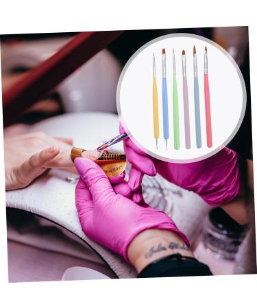 Healeved 1 Set Nail Pen Diy Nail Painting Tool Nails Supplies Gel Nail Beauty Pens Brushes Nail Painting Brushes Cosmetology Supplies Nail Art Brush Lotus Wood Manicure 16X0.8X0.8CM Assorted Color 1 - Buy Online on GoSupps.com