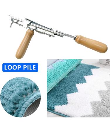 Manual Speed Rug Tufting Gun - Loop Pile Carpet Hand-Held Embroidery Machine - Carpet Sewing Tools (8-15mm) - Buy Online on GoSupps.com