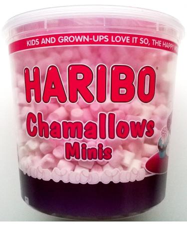 Haribo Chamallows Minis Pink & White Tub - 2 x 475gm