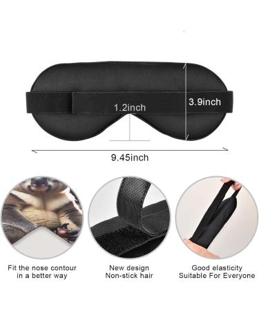 Koala Cowboy Banana Sleep Mask - Funny Light Blocking Eye Mask for Sleeping - Adjustable Soft Blindfold for Men & Women - Perfect for Travel Naps & Work - Buy Online on GoSupps.com