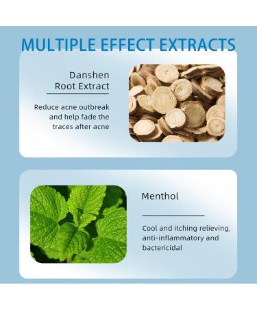 Acne Treatment Cream Spot Treatment Acne Cream Soothing & Anti redness Excellent Osmotic Force for All Kinds of Acne and Pimples White Head Inflamed Hardened Encysted Acnes Water-Oil Balance - Buy Online on GoSupps.com