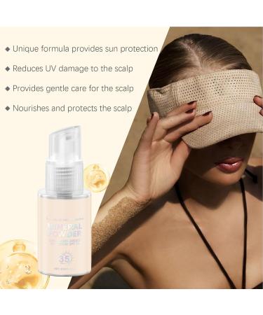  G n rique Sunscreen Powders UV Protection No-Greasy Scalp with Lightweight Formula Skin Care Setting Powder Makeup for Travel Hair Beach Outdoor Workplace Use 35g - Buy Online on GoSupps.com