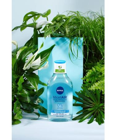 NIVEA NIVEA MicellAIR Skin Breathe Micellar Water Normal Skin Pack of 5 (5 x 400 ml) Micellar Water Make-Up Remover for the Face Eye Face and Lip Make-up Remover - Buy Online on GoSupps.com