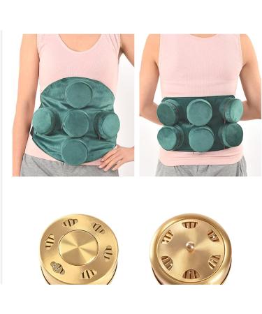 KECENWEL Copper Moxa Bag Moxibustion Bag Chinese Medicine Moxibustion Treatment for Arthritis Pain Relief Neck Knee Joint Pain Relief Health Maintenance Theropy Set Set 1 - Buy Online on GoSupps.com