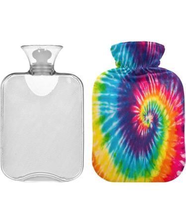 Batik Coloring Rainbow Hot Water Bottle - 2L Pain Relief & Warmth for Feet and Bed - Ideal for Pregnant Women - Buy Online on GoSupps.com