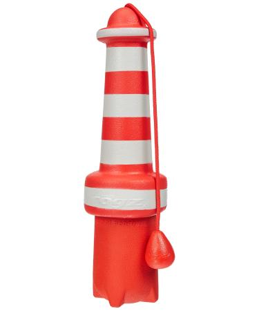 ROGZ LH02-C Lighthouse Dog Fetch Toy/floating throwing toy red/white