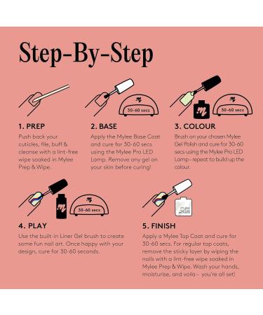 Mylee Liner Gel Nail Polish Set 7x7ml Kaleidoscope With Built-In Nail Art Brush - UV/LED Soak-Off Nail Art Manicure Pedicure for Professional Salon & Home Use - Long Lasting & Easy to Apply - Buy Online on GoSupps.com