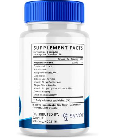 (2 Pack) Memo Genesis Capsules Official Memogenesis Brain Health Support Pills with All Natural Ingredients Advanced Brain Energy Supplement with Max Strength Vitamins for Women & Men (120 Capsules) - Buy Online on GoSupps.com