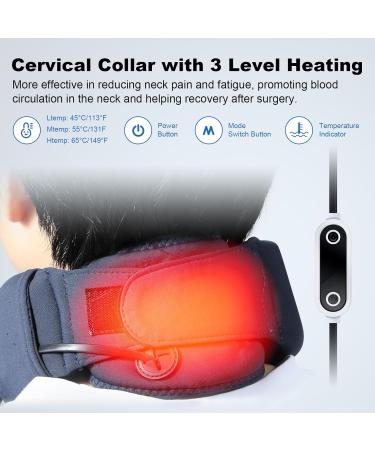 Best Heated Neck Brace for Pain Relief | Soft Foam Cervical Collar for Support & Comfort - Buy Online on GoSupps.com