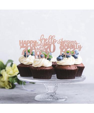 30 Pieces Straight Outta1953 Cupcake Toppers Awesome Since 1953 Cake Decorations Cheers on 70 Fabulous Seventy Cake Toppers 70th Birthday Wedding Anniversary Party Cake Decorations Rose Gold Rose Gold 70th - Buy Online on GoSupps.com