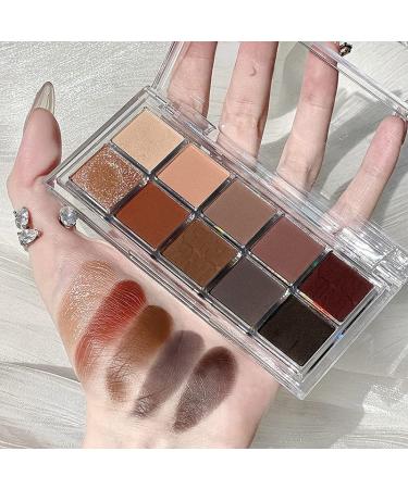 Eyeshadow Palette, Matte Eyeshadow, Shimmer Eyeshadow Palette for Neutral and Natural Professional Look, Travel Eyeshadow Palette. (H)