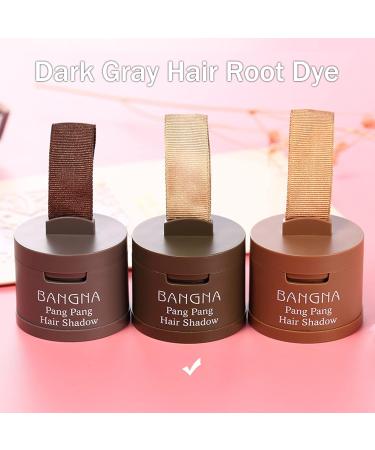 Hairline Powder Hair Shadow Powder Dark Gray Hair Root Dye Shadow Cover Instantly Windproof Sweatproof Hair Touch-Up for Thin Hair Grey Hairline Quick Cover Unisex (Dark Brown) - Buy Online on GoSupps.com