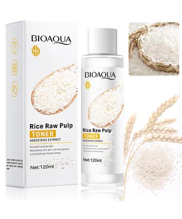 Rice Toner for Face Korean Skincare Rice Water Natural Rice Face Hydrating Toner Pure Smoothing Vegetable Glycerin for Skin Hydrating&Moisturizing Promote Pore Minimizer&Exfoliating Toner (Rice)