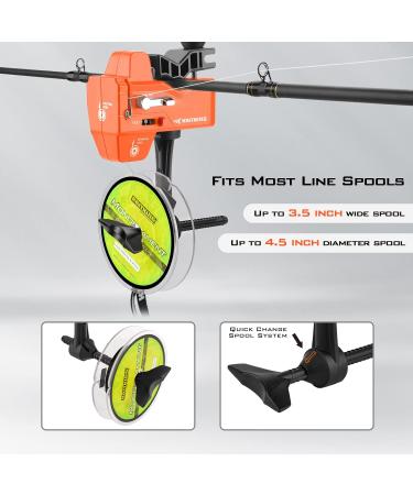KastKing Improved Kalibrate Line Spooler with Line Counter - Portable Spooling Tool for Spinning and Casting Reels - Great Fishing Gifts 2.0 - Buy Online on GoSupps.com