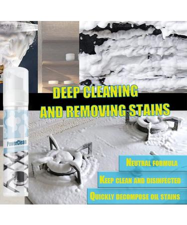 Kitchen Grease Cleaner Bubble Cleaner Foam Foaming Heavy Oil Stain Cleaner Multi-purpose Cleaning Spray Grease Dirt Removal Kitchen Cleaner (1pcs) - Buy Online on GoSupps.com