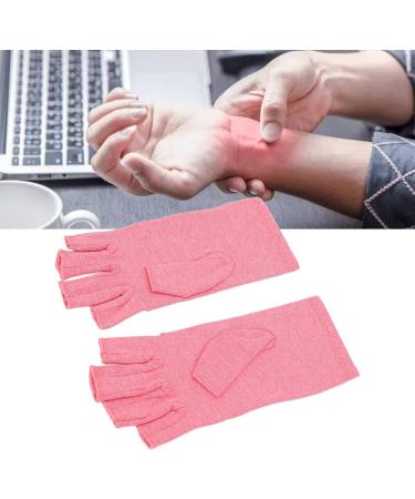Arthritis Compression Gloves for Women - Soft Cotton Warm Fingerless Gloves - Buy Online on GoSupps.com