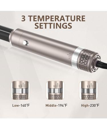TANSHINE 6 in 1 Hair Dryer Brush - Hot Air Brush for Styling Curling Drying & Volumizing - Negative Ionic Technology for Smooth Hair - Buy Online on GoSupps.com