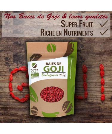 Organic Goji Berries Tibetan Region - 500G - Buy Online on GoSupps.com