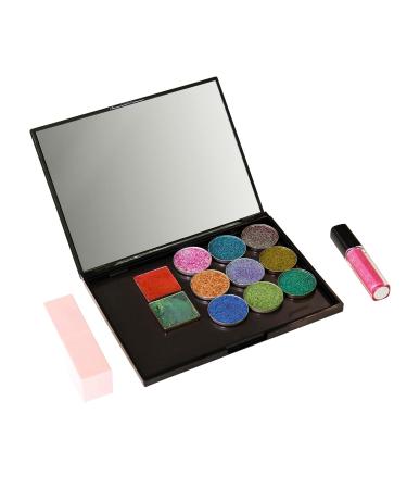 Empty Makeup Magnetic Plastic Palette with 20 Adhesive Metal Stickers | Ideal for Eyeshadow Lipstick & Foundation - International Shipping Available - Buy Online on GoSupps.com
