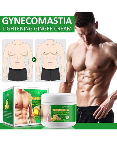 Men's Breast Firming Ginger Cream for Gynecomastia Tightening - 30ml - Buy Online on GoSupps.com