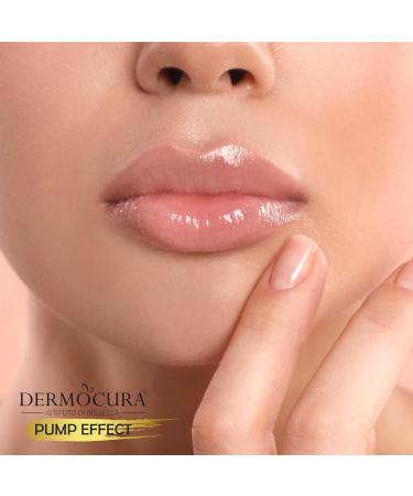 Dermocura Lip Volumizer with Chilli Pops - Long-lasting Nude Lip Gloss for Immediate Fuller Lips | International Shipping to Italy - Buy Online on GoSupps.com