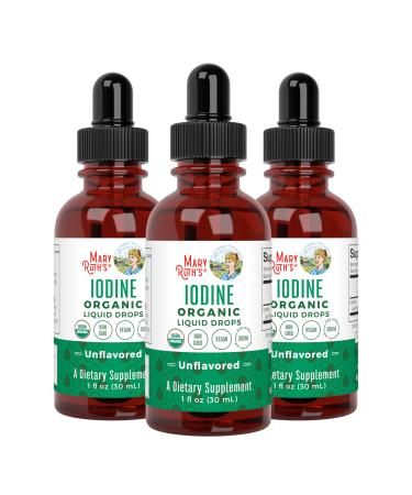 Potassium Iodine Liquid Drops | 1 Fl Oz (3 Pack) 3 Fl Oz (Pack of 1)