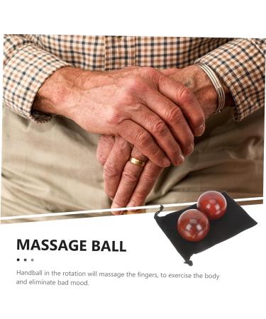 Healvian 6 STK Wooden Health Balls - Massage & Fitness Handballs for Muscle Relief Meditation & Exercise - Buy Online on GoSupps.com